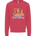 Chemistry You're Over Reacting Science Geek Kids Sweatshirt Jumper Heliconia