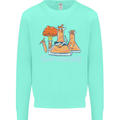 Chemistry You're Over Reacting Science Geek Kids Sweatshirt Jumper Peppermint