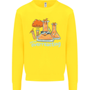 Chemistry You're Over Reacting Science Geek Kids Sweatshirt Jumper Yellow