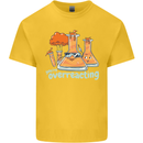 Chemistry You're Over Reacting Science Geek Kids T-Shirt Childrens Yellow