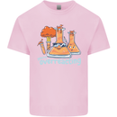 Chemistry You're Over Reacting Science Geek Mens Cotton T-Shirt Tee Top Light Pink