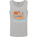 Chemistry You're Over Reacting Science Geek Mens Vest Tank Top Sports Grey