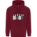 Chess Elements Periodic Table Childrens Kids Hoodie Maroon