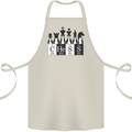 Chess Elements Periodic Table Cotton Apron 100% Organic Natural