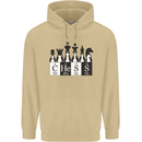 Chess Elements Periodic Table Mens 80% Cotton Hoodie Sand