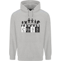 Chess Elements Periodic Table Mens 80% Cotton Hoodie Sports Grey