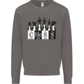 Chess Elements Periodic Table Mens Sweatshirt Jumper Charcoal