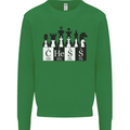 Chess Elements Periodic Table Mens Sweatshirt Jumper Irish Green