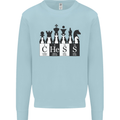 Chess Elements Periodic Table Mens Sweatshirt Jumper Light Blue