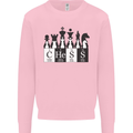 Chess Elements Periodic Table Mens Sweatshirt Jumper Light Pink