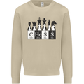 Chess Elements Periodic Table Mens Sweatshirt Jumper Sand