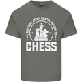 Chess Mental Energy Kids T-Shirt Childrens Charcoal