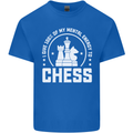 Chess Mental Energy Kids T-Shirt Childrens Royal Blue