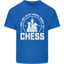 Chess Mental Energy Kids T-Shirt Childrens Royal Blue