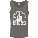 Chess Mental Energy Mens Vest Tank Top Charcoal