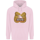 Chess T-Rex Dinosaur Childrens Kids Hoodie Light Pink