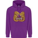Chess T-Rex Dinosaur Childrens Kids Hoodie Purple