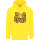 Chess T-Rex Dinosaur Childrens Kids Hoodie Yellow