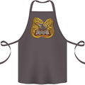 Chess T-Rex Dinosaur Cotton Apron 100% Organic Dark Grey