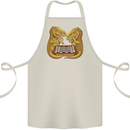 Chess T-Rex Dinosaur Cotton Apron 100% Organic Natural