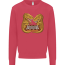 Chess T-Rex Dinosaur Kids Sweatshirt Jumper Heliconia