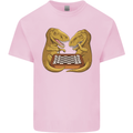 Chess T-Rex Dinosaur Kids T-Shirt Childrens Light Pink