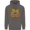 Chess T-Rex Dinosaur Mens 80% Cotton Hoodie Charcoal