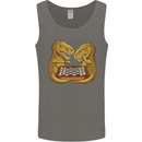 Chess T-Rex Dinosaur Mens Vest Tank Top Charcoal