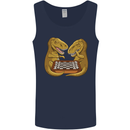 Chess T-Rex Dinosaur Mens Vest Tank Top Navy Blue