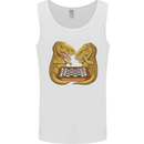 Chess T-Rex Dinosaur Mens Vest Tank Top White