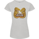 Chess T-Rex Dinosaur Womens Petite Cut T-Shirt Sports Grey