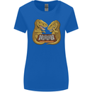 Chess T-Rex Dinosaur Womens Wider Cut T-Shirt Royal Blue
