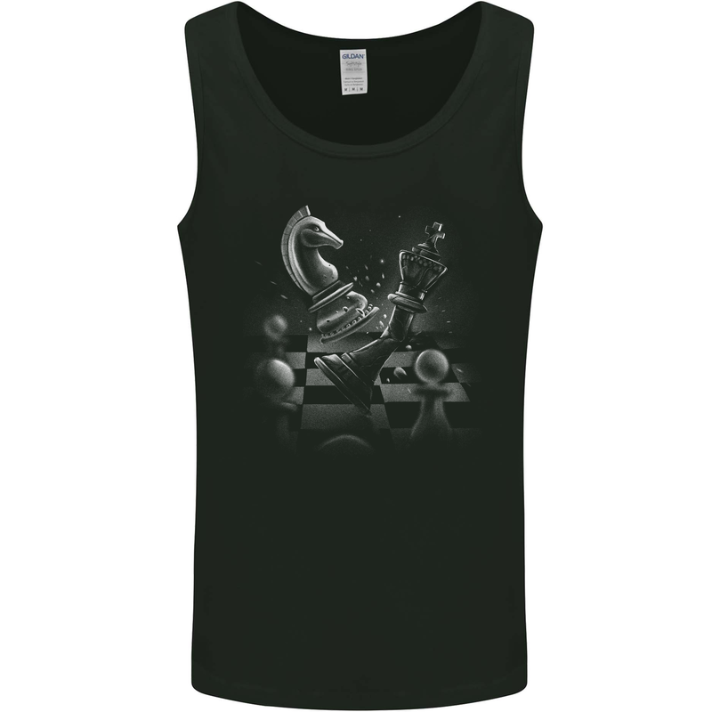 Chess Wars Mens Vest Tank Top Black