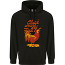 Chicken Cluck Around and Find Out Childrens Kids Hoodie Black