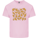 Chicken Nugget Dinosaurs Kids T-Shirt Childrens Light Pink