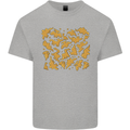 Chicken Nugget Dinosaurs Kids T-Shirt Childrens Sports Grey
