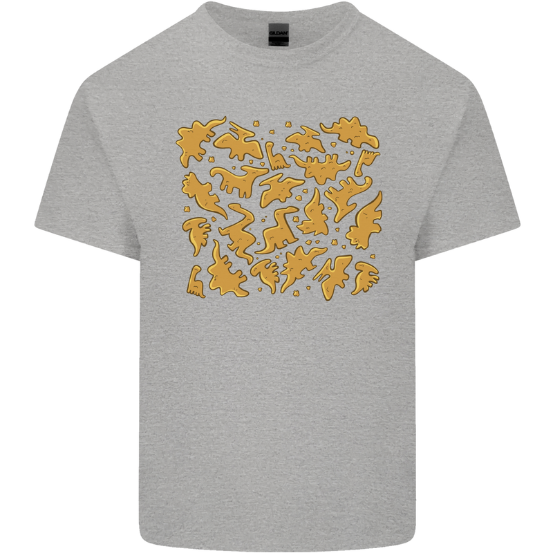 Chicken Nugget Dinosaurs Kids T-Shirt Childrens Sports Grey