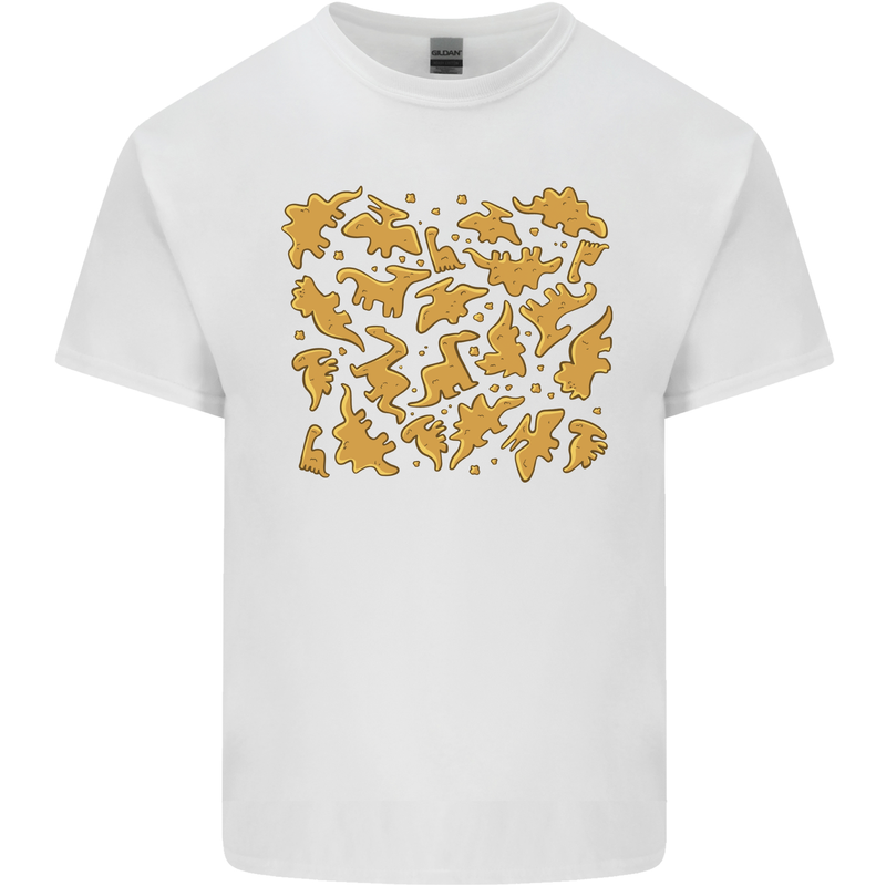 Chicken Nugget Dinosaurs Kids T-Shirt Childrens White