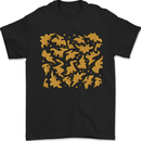 Chicken Nugget Dinosaurs Mens T-Shirt 100% Cotton Black