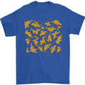 Chicken Nugget Dinosaurs Mens T-Shirt 100% Cotton Royal Blue