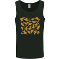 Chicken Nugget Dinosaurs Mens Vest Tank Top Black