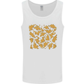 Chicken Nugget Dinosaurs Mens Vest Tank Top White