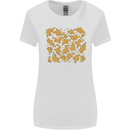 Chicken Nugget Dinosaurs Womens Wider Cut T-Shirt White