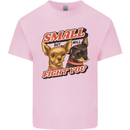 Chihuahua Small But I Will Fight You Dog Kids T-Shirt Childrens Light Pink