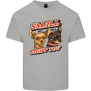 Chihuahua Small But I Will Fight You Dog Kids T-Shirt Childrens Sports Grey