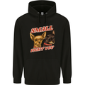 Chihuahua Small But I Will Fight You Dog Mens 80% Cotton Hoodie Black