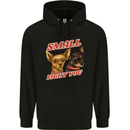 Chihuahua Small But I Will Fight You Dog Mens 80% Cotton Hoodie Black