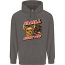 Chihuahua Small But I Will Fight You Dog Mens 80% Cotton Hoodie Charcoal
