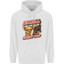 Chihuahua Small But I Will Fight You Dog Mens 80% Cotton Hoodie White