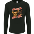 Chihuahua Small But I Will Fight You Dog Mens Long Sleeve T-Shirt Black